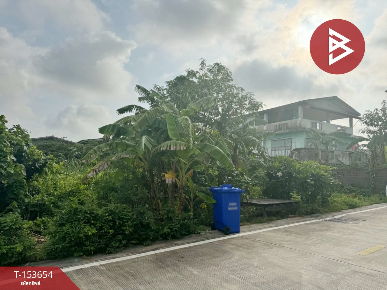 Land for sale, area 2 ngan 13 square wah, Phra Samut Chedi, Samut Prakan, purple area. – รูปที่ 4