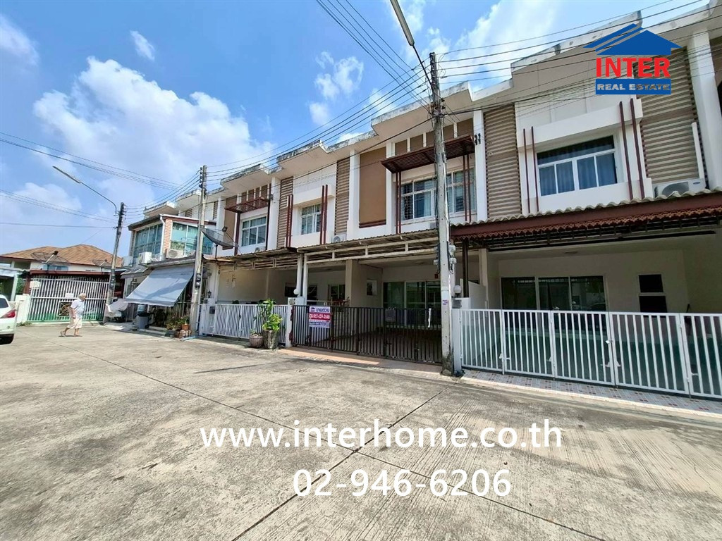 Townhome, 2 floors, 17.7 sq m, Villa Chao Phraya Village, near Wat Makham, Rangsit-Pathum Thani Road. Mueang Pathum Thani, Pathum Thani – รูปที่ 2