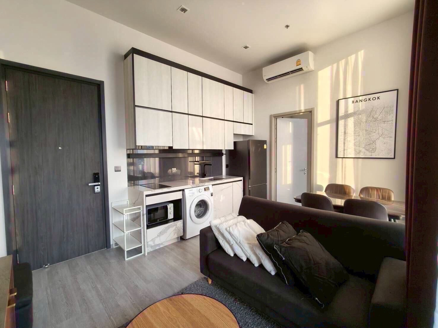For Rent Condo Line Sukhumvit 101 area 33 sqm Price 24k Fully Furnished