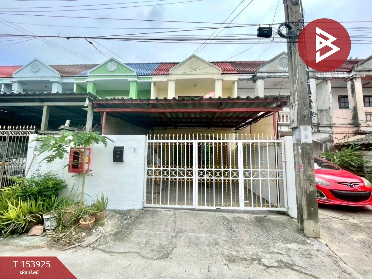 ขายทาวน์เฮ้าส์ หมู่บ้านพาร์ควิวซิตี้ บางพลี (Park Ville City) สมุทรปราการ