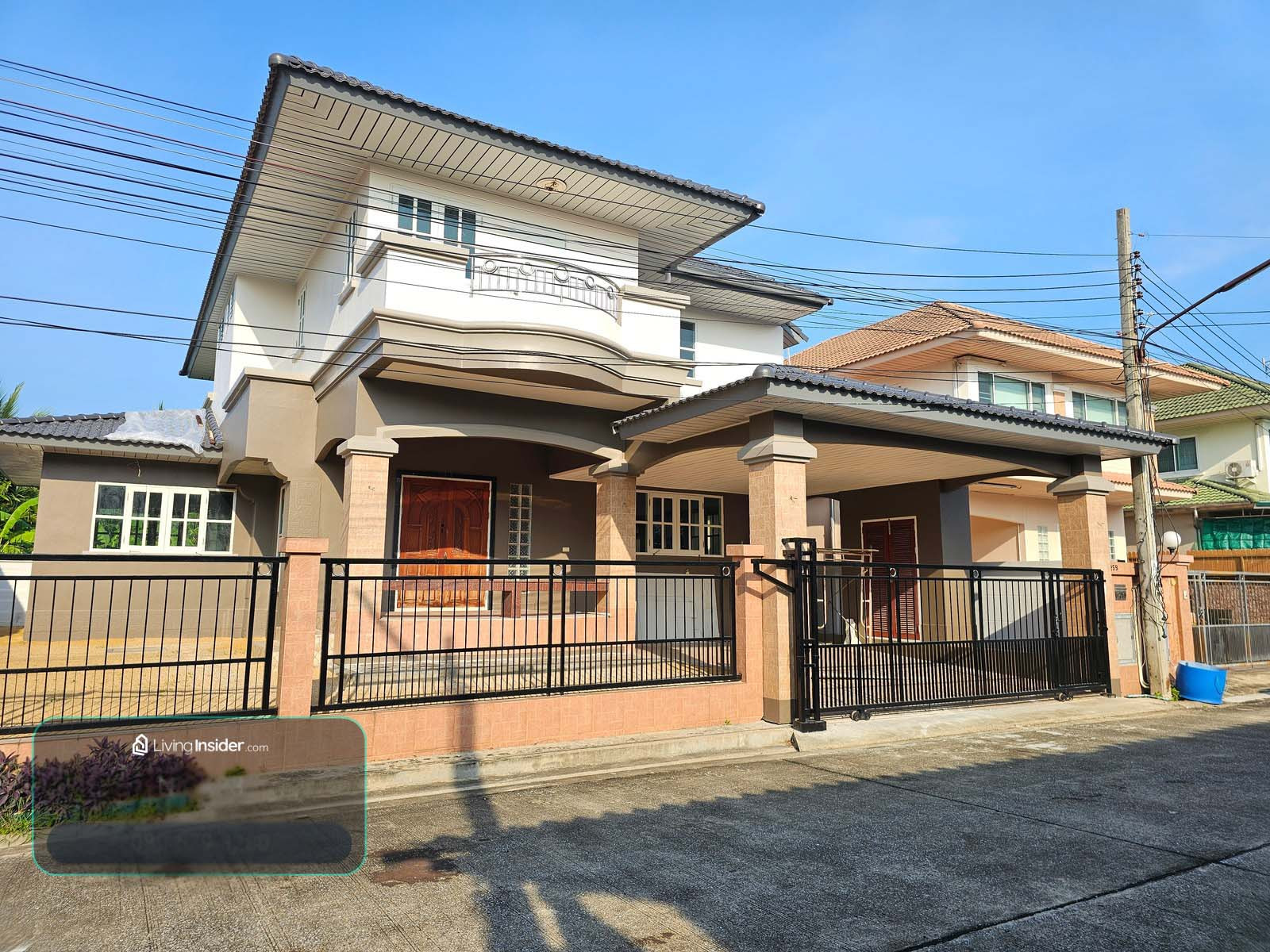 🟢 For sale/rent, 2-story detached house (sample plot), Suan Dok Mai Village Project. Soi Borommaratchachonnani 105