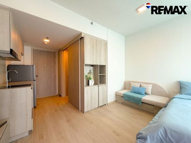 For rent COBE Kaset-Sripatum | COBE Kaset-Sripatum, new room, never lived in, next to BTS Bang Bua, corner room, 17th floor, 4.7 meter high ceiling with 180° city view.