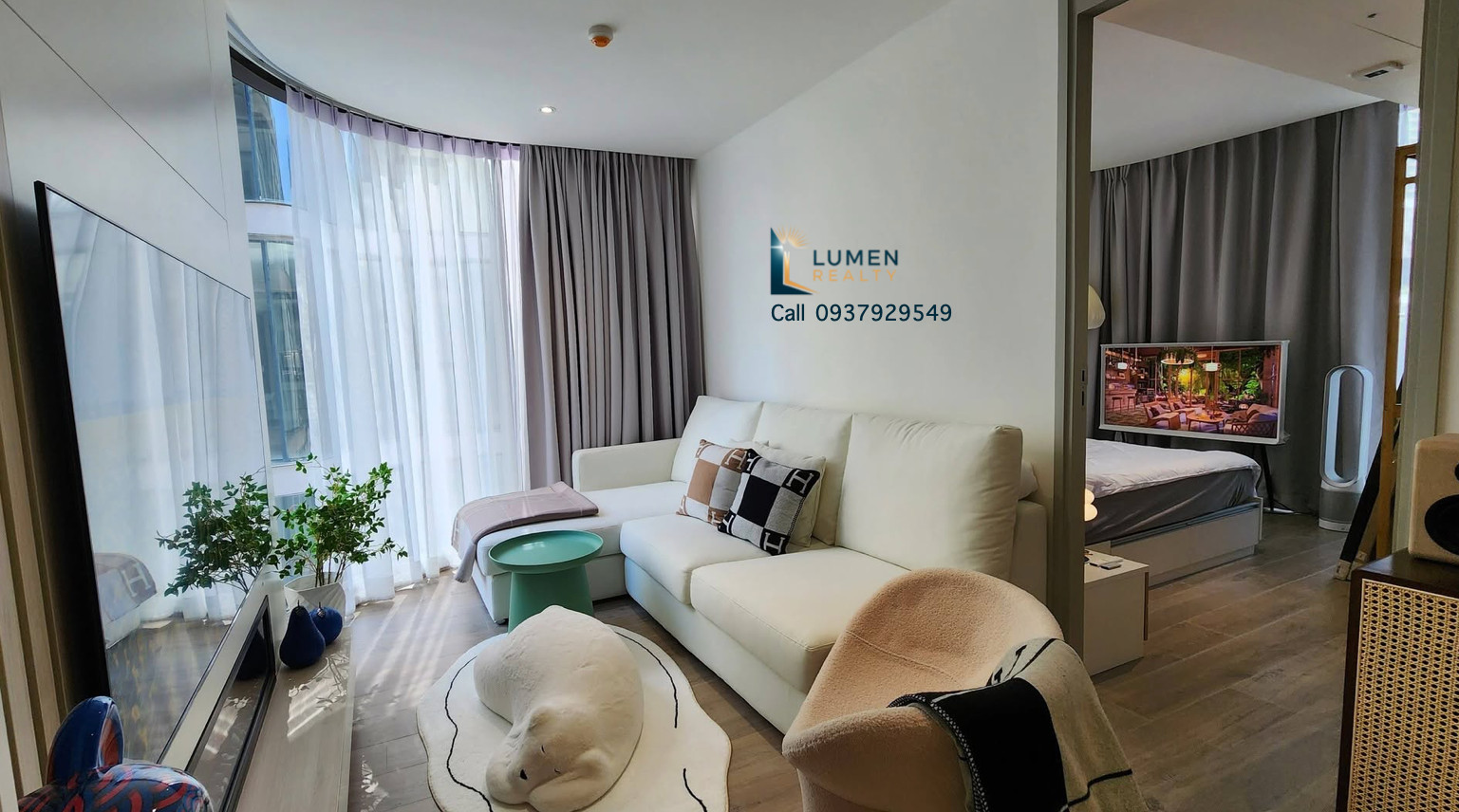 คอนโดใกล้สวน วิวสระ ขนาด 1 ห้องนอน โครงการ Fynn Asoke