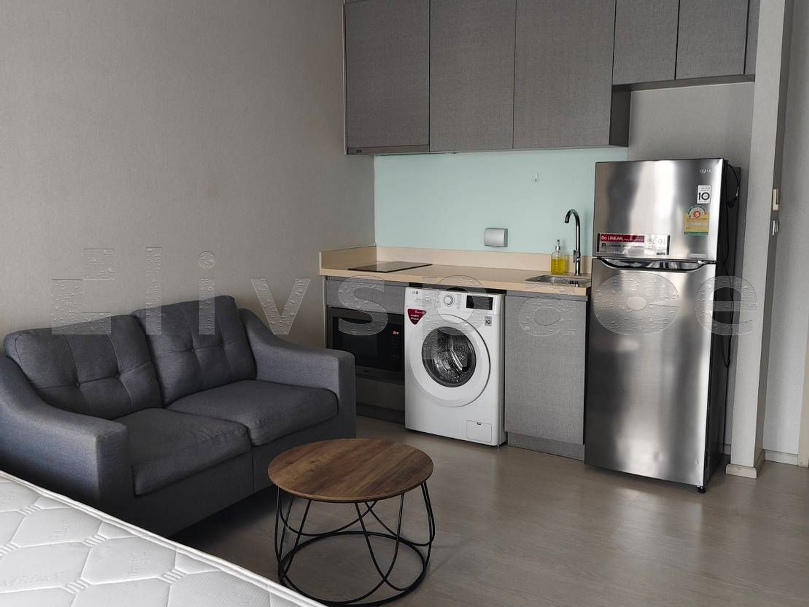 ▚ L06CCAツ For rent Rhythm Sukhumvit 36-38 Studio 24 sq m, high floor 20+, good price, fully furnished, ready to move in, near BTS Thonglor✨ – รูปที่ 3