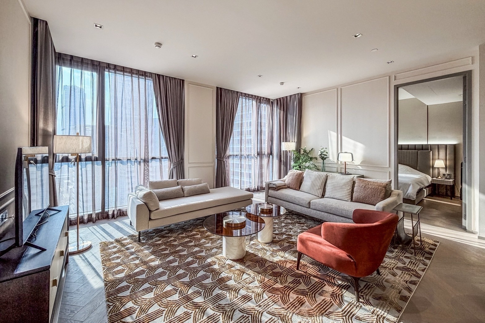 Rental : The Reserve  Sathorn, 2 Bed Plus 2 Bath , 124 sqm , Floor 20+  – รูปที่ 2