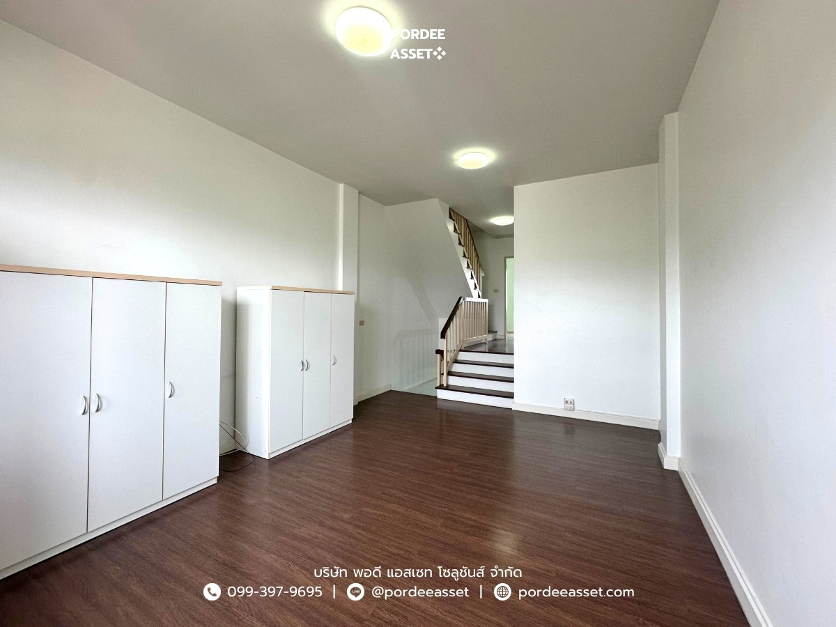 Town Plus Pracha Uthit, Soi Pracha Uthit 127, 3-story townhouse from Sansiri, good location. In a tangible budget: Townplus Prachauthit – รูปที่ 2