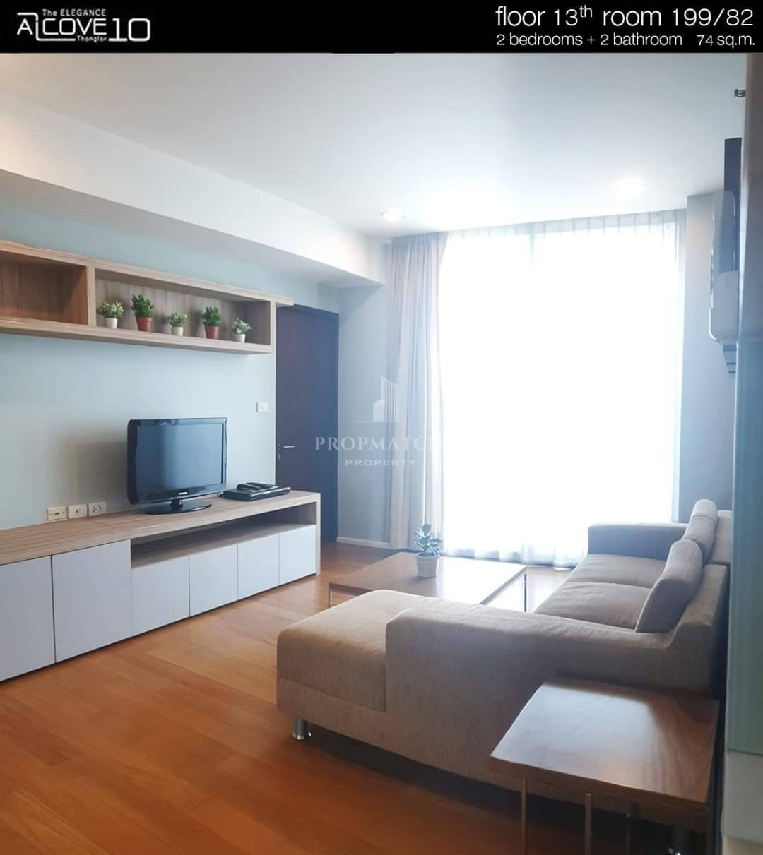 ✨Flash Deal ✨The Alcove Thonglor 10 ( 2Bed 2Bath 72SQM.) พร้อมอยู่ ! เพียง 35,000 บาทต่อเดือน Tel.0981315848@propmatch 