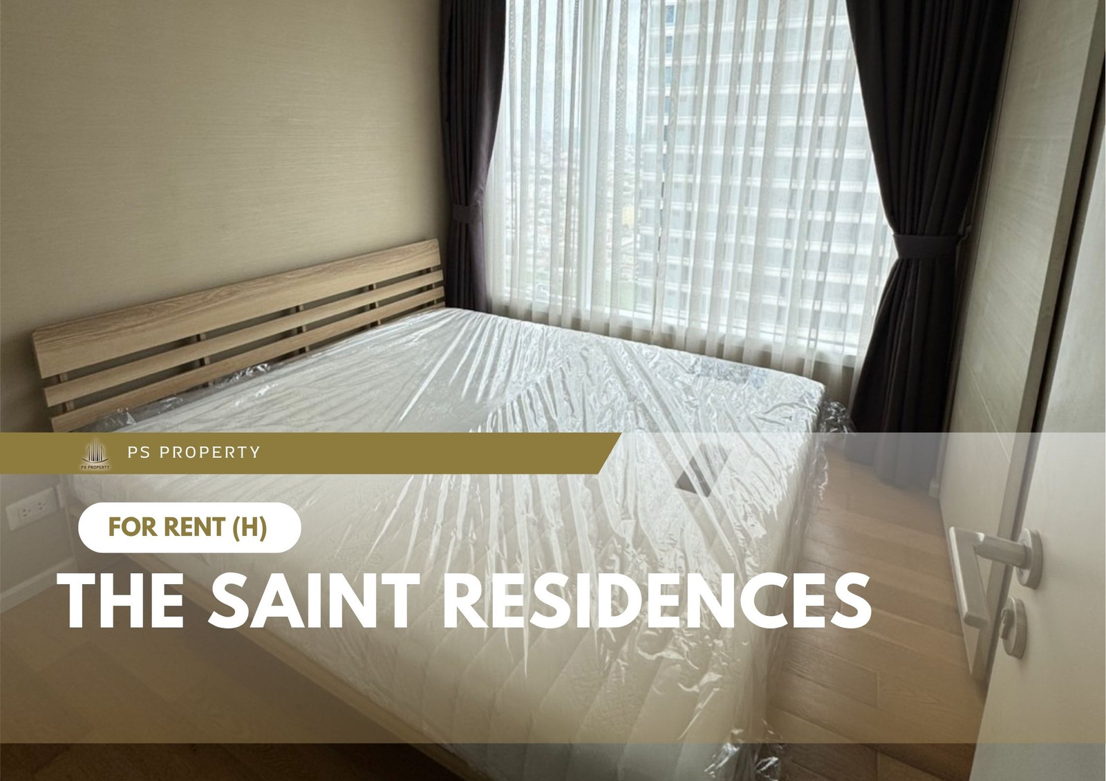 ให้เช่า 📍 The Saint Residences 📍 เฟอร์นิเจอร์ และ เครื่องใช้ไฟฟ้าครบ ใกล้ BTS ห้าแยกลาดพร้าว