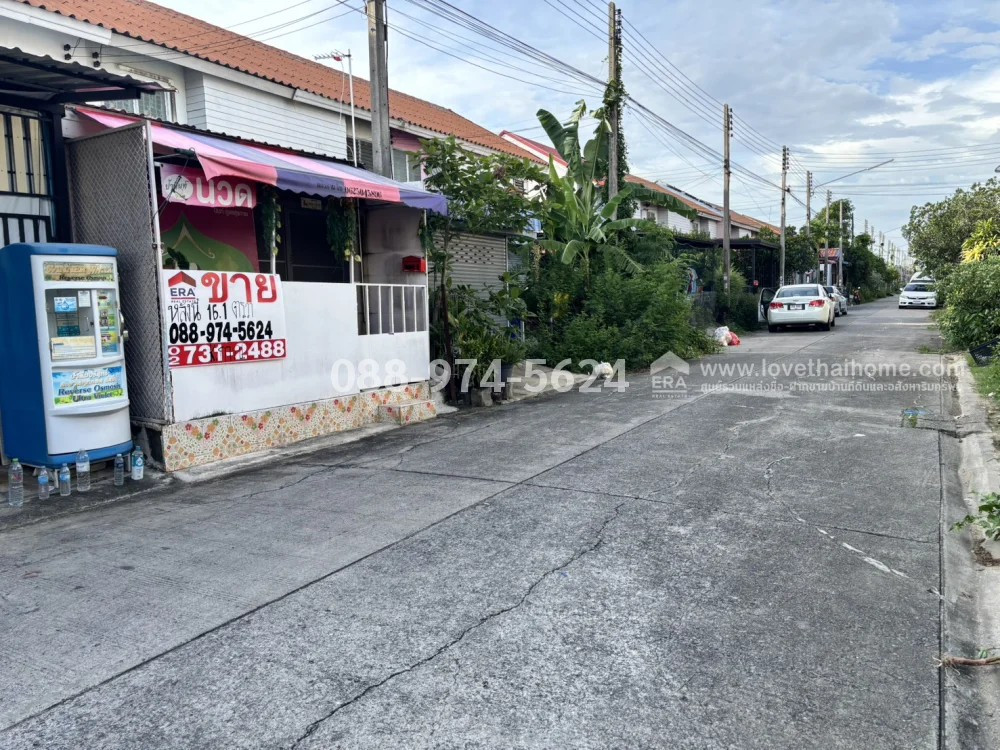 Townhouse for sale Rangsit-Khlong 9 Baan Eua-Athorn Rangsit (Khlong Kao), area 16.1 sq m, price 1.2 million (negotiable), added living room and kitchen, very good condition, project next to the main road. – รูปที่ 2