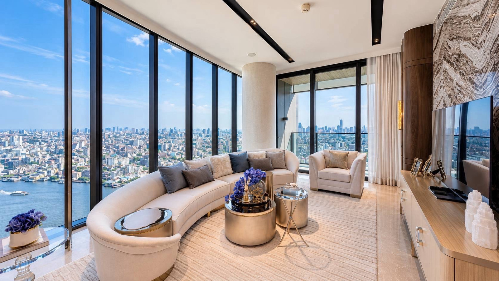For Rent • Banyan Tree Residences Riverside • 2 Beds 1 Maid’s Room | 28th Floor | 178.34 SQ.M. | Riverside Luxury Living | Tel./Line 0889797878