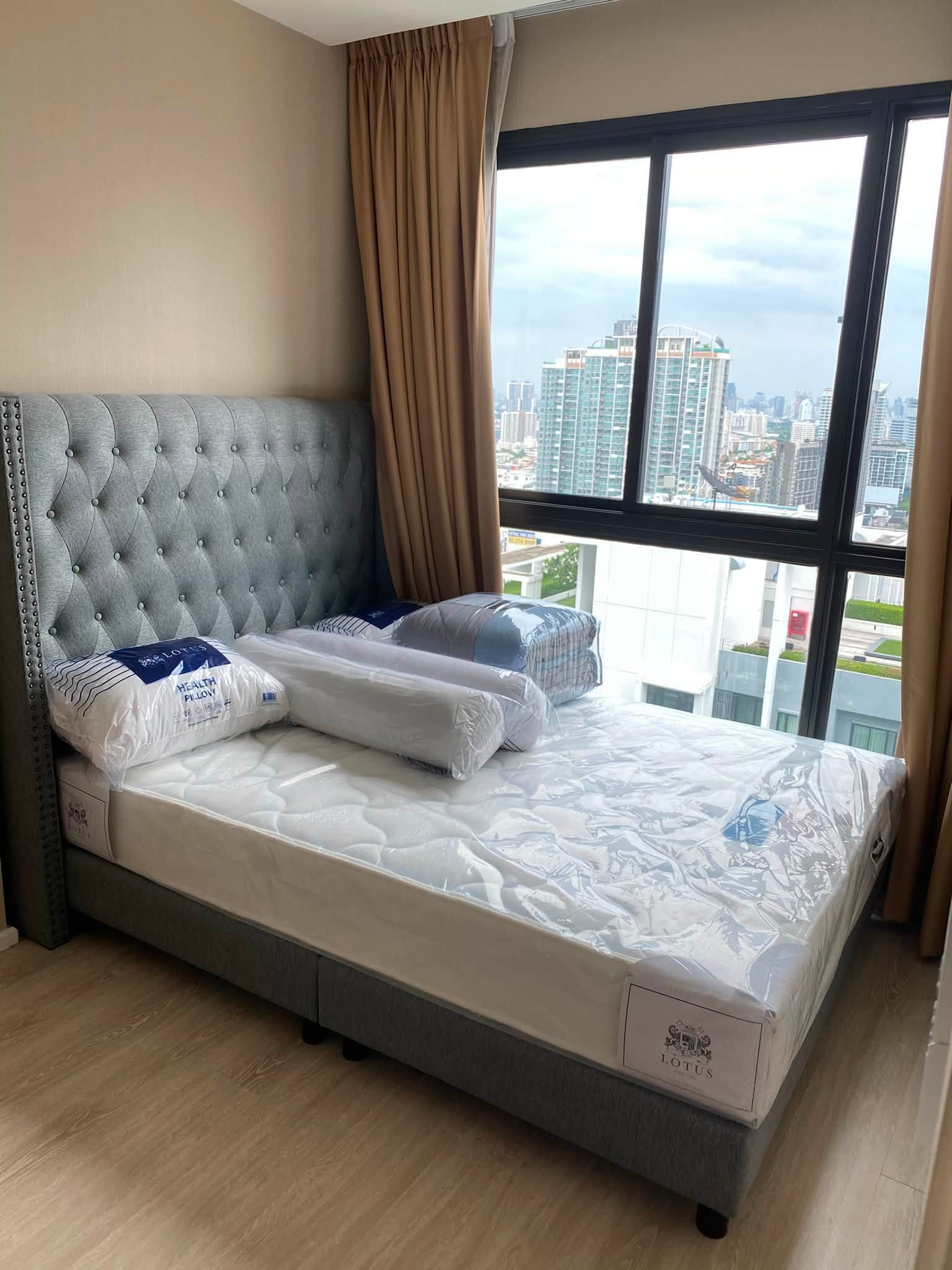 P-56939 คอนโดให้เช่า Quinn Condo Ratchada ใกล้ MRT สุทธิสาร | เฟอร์บิวท์อินครบ+เครื่องซักผ้า Line@easythaihome 085-592-2897