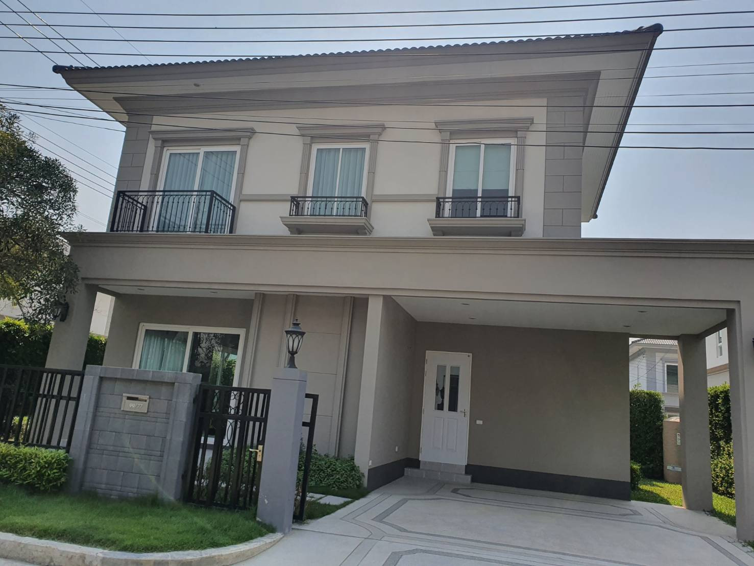 sell!! Grandio Phetkasem 81 project, detached house, corner plot, large land, built in, air conditioning throughout, ready to move in!!