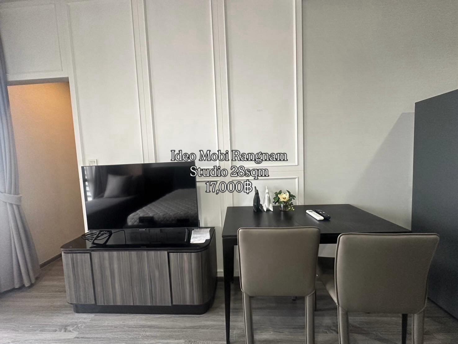 For Rent!! Ideo Mobi Rangnam Rent Price!! 17,000฿ per month❤️‍🔥 Studio size 28 sq.m. Contract Aomam (agent) Tel./Line id : 0955871692 WhatsApp : +66 95 587 1692