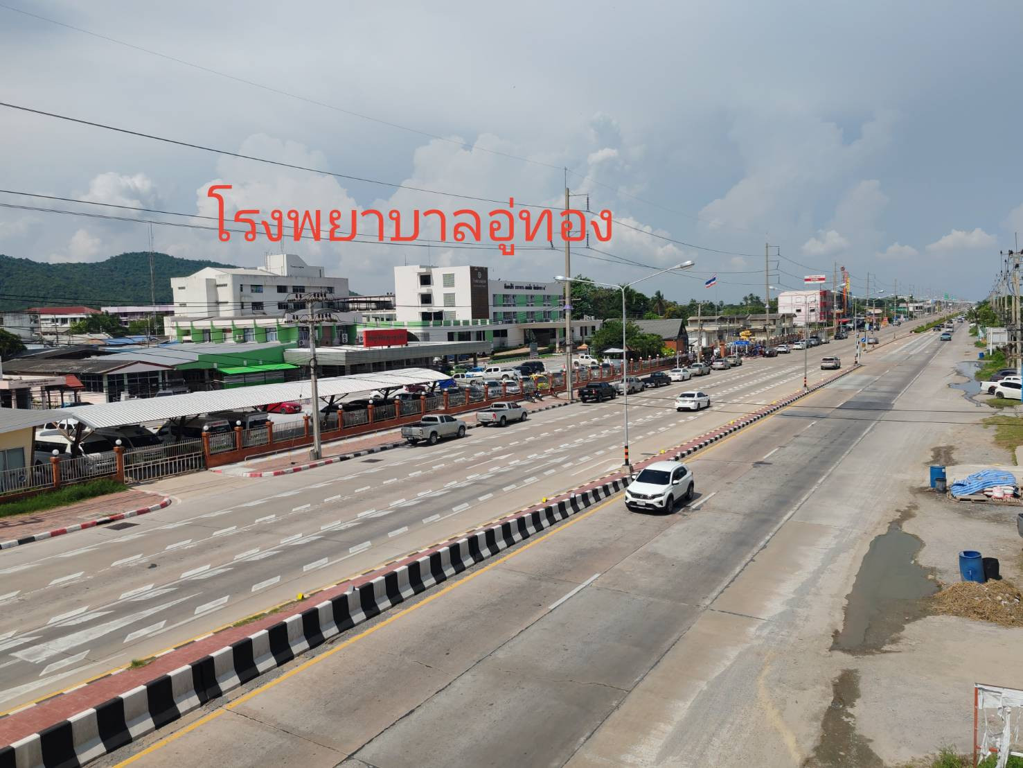 Prime Location Land for Sale on Malai Man Road, 80 Sq.wah, Opposite U Thong Hospital, Suphan Buri  – รูปที่ 2