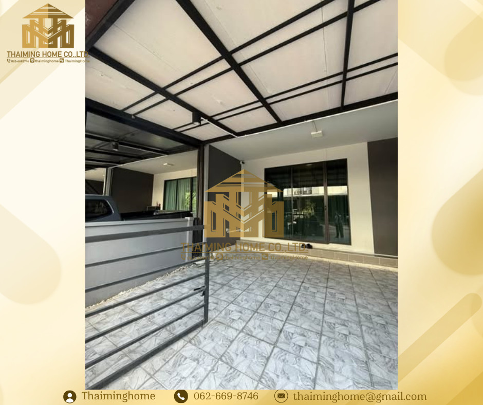 Townhome for rent, 3 bedrooms, 2 bathrooms, Pleno Bangna-Wongwaen project, Bang Phli, Samut Prakan (TT6-2226)
