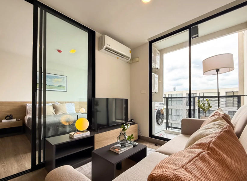 คอนโดให้เช่าเจริญนคร 24,000 บาท | FLEXI Sathon–Charoen Nakhon | 34 ตร.ม. ชั้น 8 | Wi-Fi 500+ Mbps ใกล้ BTS กรุงธนบุรี – รูปที่ 2