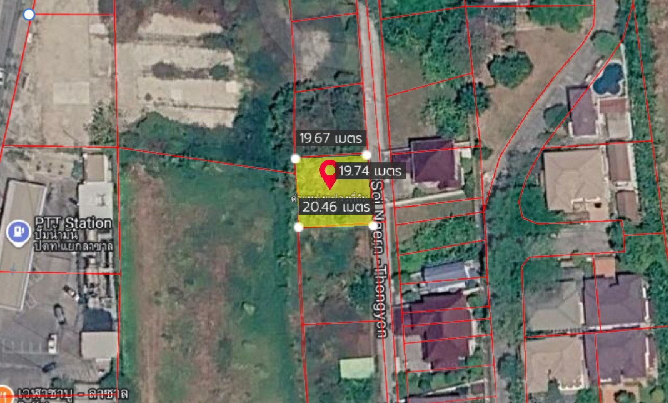 ขาย ที่ดิน 1 งาน 4 ตร.ว. ทำเลศักยภาพ ซอยเงินทองเย็น ถนนศรีนครินทร์  – รูปที่ 4