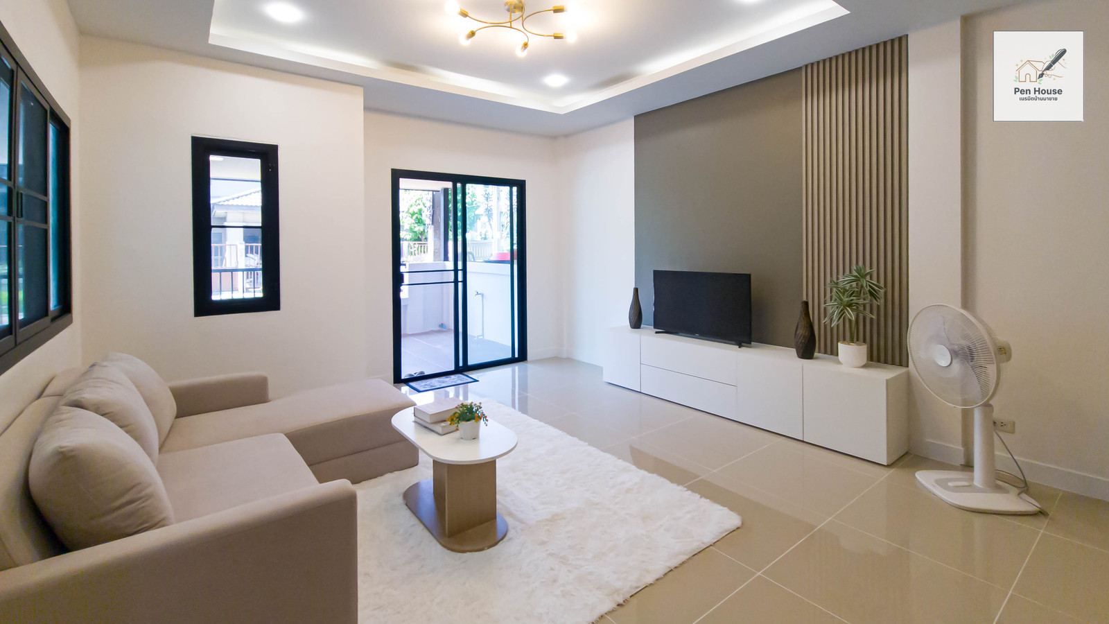 ขายทาวน์เฮ้าส์ 2 ชั้น หมู่บ้านณัฐวรรณ สังฆสันติสุข 18 หนองจอก | 3 ห้องนอน เนื้อที่ 22.2 ตร.ว. – รูปที่ 3