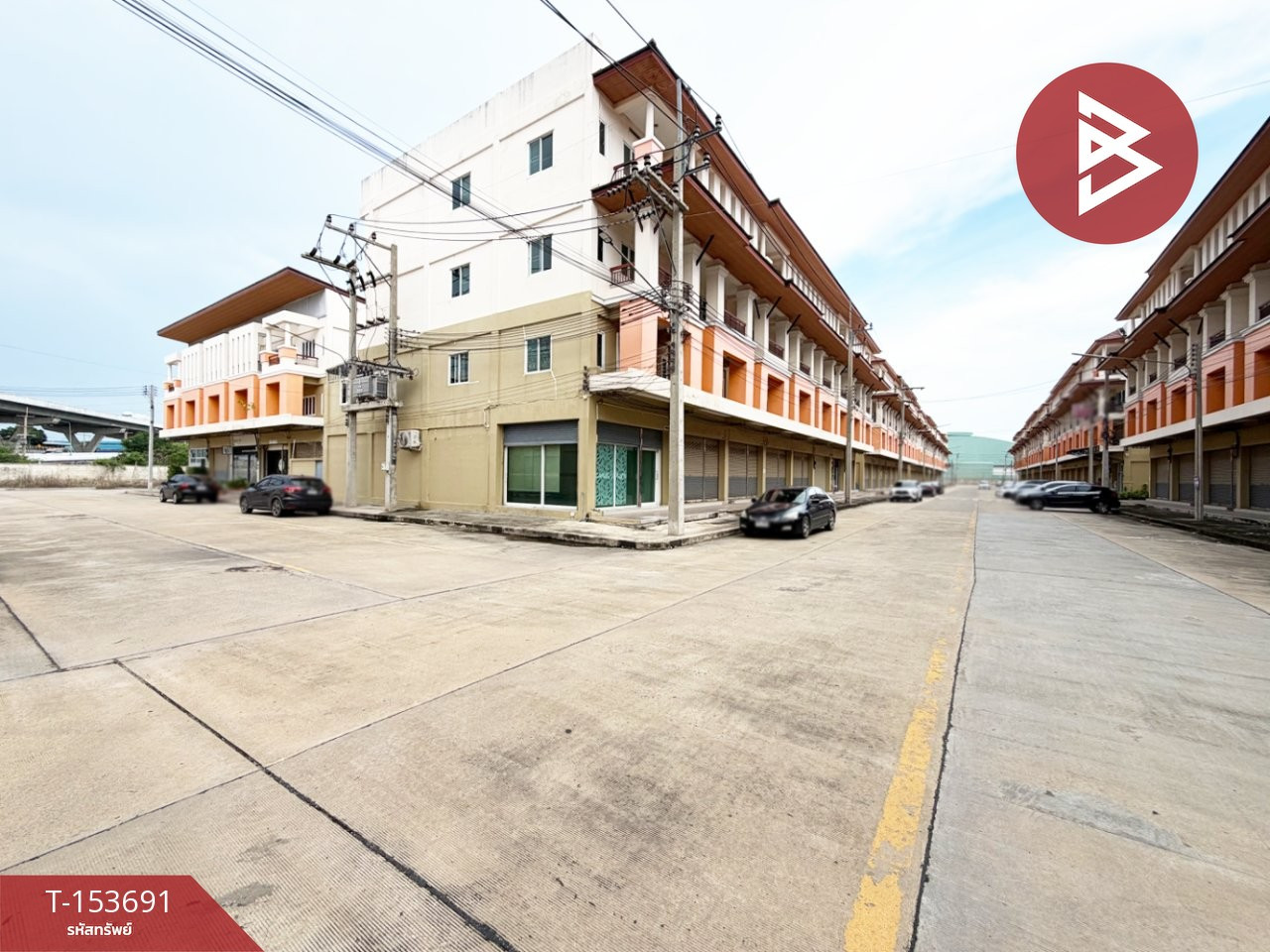 4-story commercial building for sale, S.Chai City project, Samut Sakhon