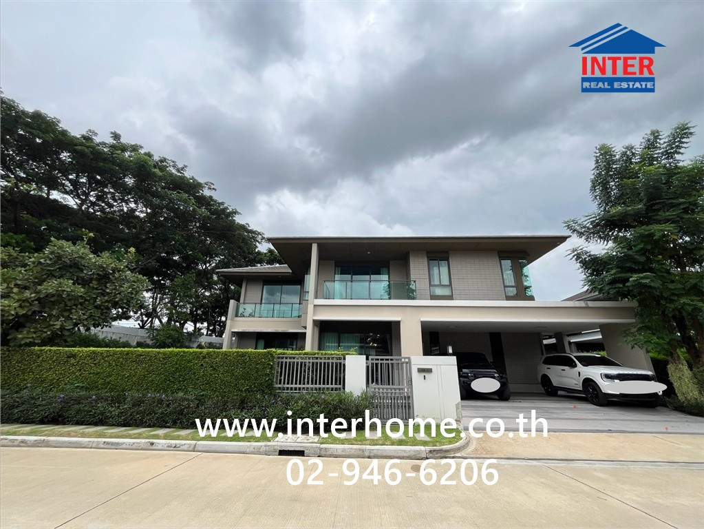 บ้านเดี่ยว 2 ชั้น 148.5 ตร.ว. หมู่บ้านเศรษฐสิริปิ่นเกล้า-กาญจนาภิเษก เดอะพาซิโอกาญจนาภิเษก ซอยพุทธมณฑลสาย2 ซอย24 ถนนกาญจนาภิเษก ถนนพุทธมณฑลสาย2 เขตทวีวัฒนา กรุงเทพมหานคร 