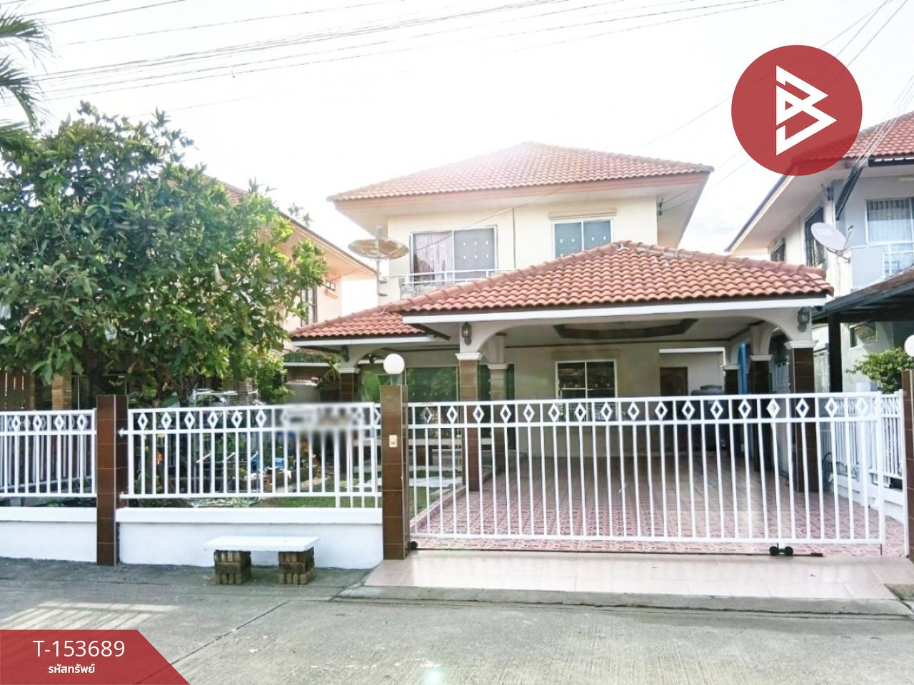 Single house for sale Sri Thep Thai Village, Bang Samak, Bang Pakong, Chachoengsao