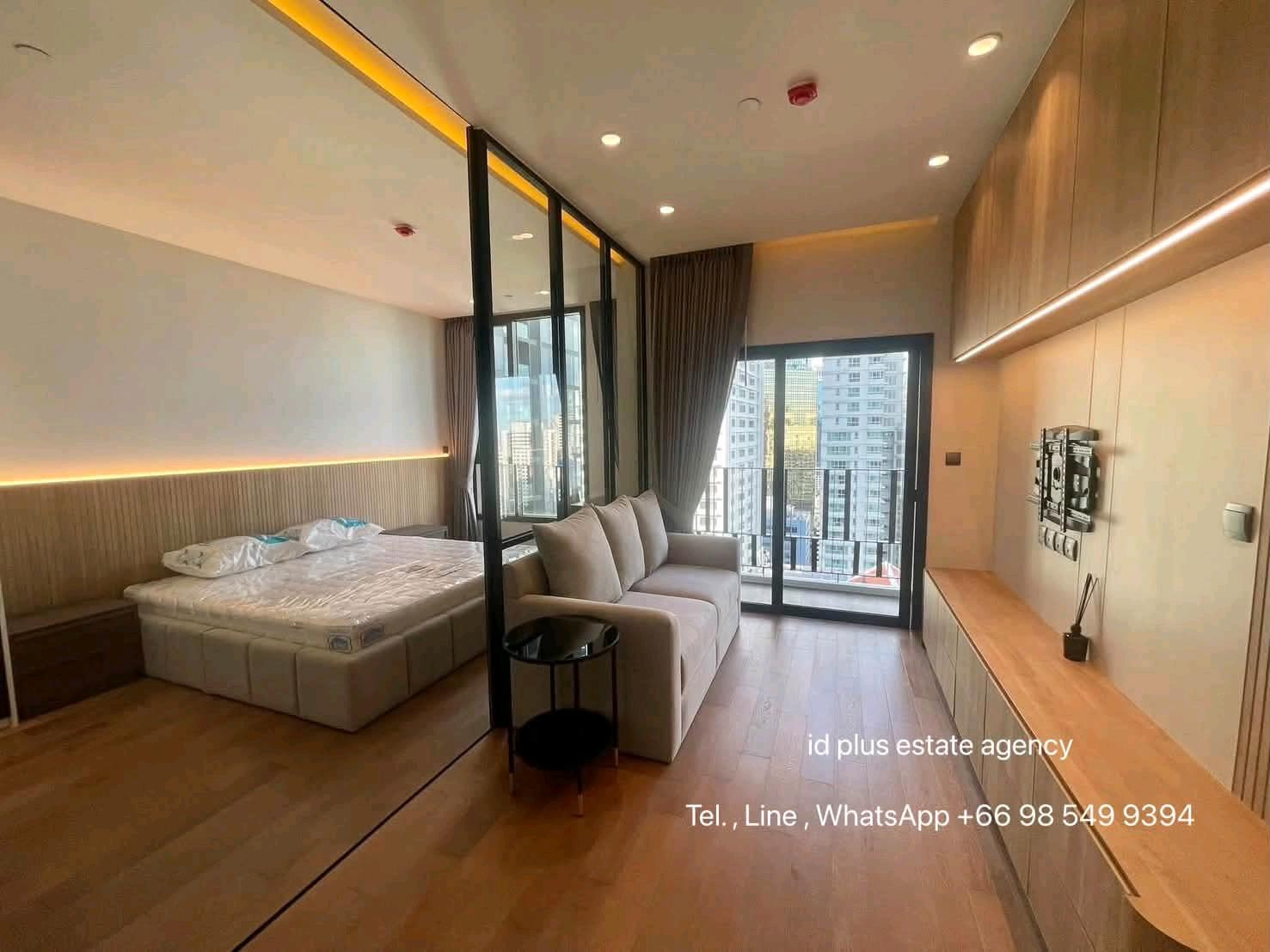 Condo with Pet friendly for Rent 🐈 1 bedroom 1 bathroom for 43.5 sq.m 24th floor. fully furnished and electrical appliances. Walk few mins. to BTS Asoke  Rental Only for 45,000 / M.  – รูปที่ 3