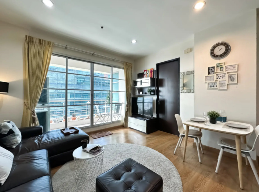 Condo for rent, Ratchathewi, 50 sq m, fully furnished. Complete with work space and common areas. – รูปที่ 2
