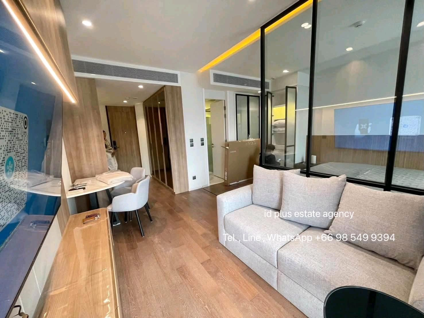 Condo with Pet friendly for Rent 🐈 1 bedroom 1 bathroom for 43.5 sq.m 24th floor. fully furnished and electrical appliances. Walk few mins. to BTS Asoke  Rental Only for 45,000 / M.  – รูปที่ 2