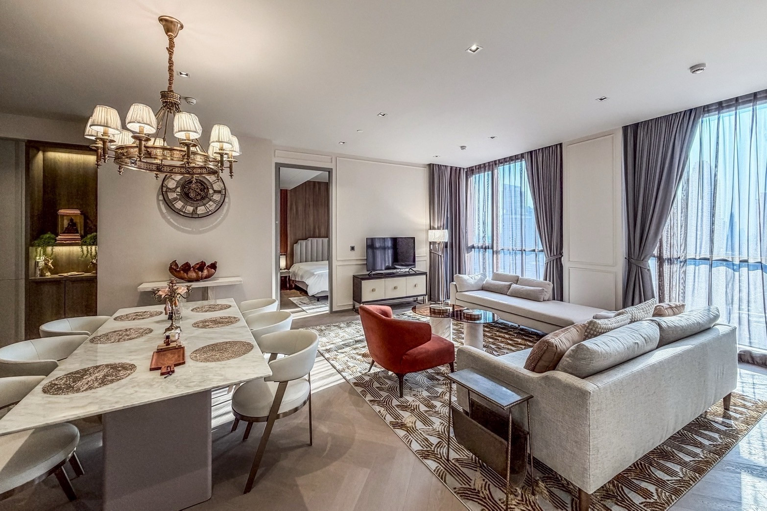 Rental : The Reserve  Sathorn, 2 Bed Plus 2 Bath , 124 sqm , Floor 20+  – รูปที่ 3