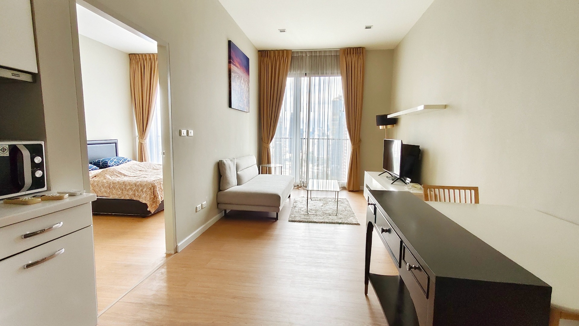 🔥 ชั้นสูง! ห้องใหญ่! | Noble Reveal เอกมัย | 1 Bedroom | 46 ตร.ม. | ชั้น 27 | ใกล้ BTS เอกมัย เดินทางสะดวก | ทำเลสุขุมวิท ใกล้แหล่งช้อปปิ้งและร้านอาหาร | เพียง 28,000 บาท/เดือน – รูปที่ 4