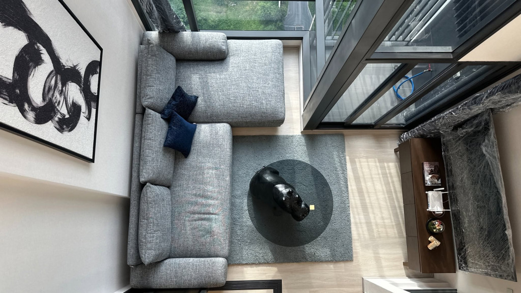 ให้เช่า คอนโด The Privacy Jatujak 48 ตรม ห้องแนว loft 2 ชั้น เพดานสูง 6 เมตร กระจกบานใหญ่ take วิวสวนจตุจักร แบบเต็มๆ – รูปที่ 3