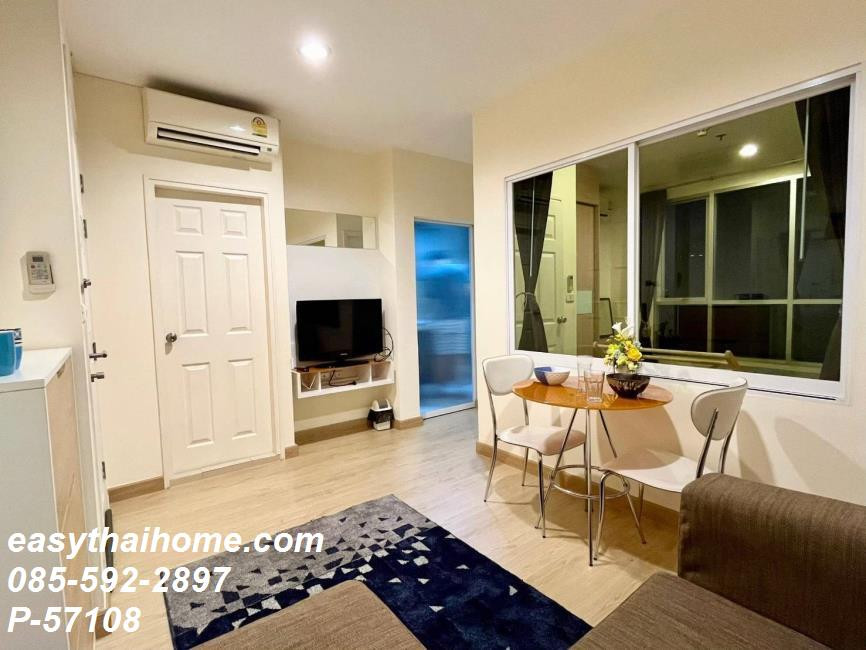 P-57108 คอนโดให้เช่า Life @ Sukhumvit 65 ใกล้ BTS พระโขนง | เฟอร์+เครื่องใช้ไฟฟ้าครบมีเครื่องซักผ้า Line@easythaihome 085-592-2897  – รูปที่ 3