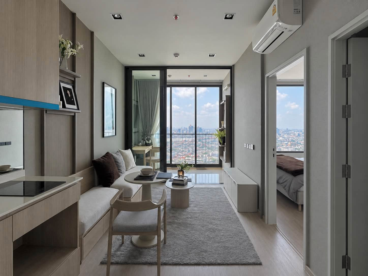🌊 ห้องมุมชั้น 41 วิวแม่น้ำเจ้าพระยาและเอเชียทีค 1 Bed Plus  ชมพลุจากในห้อง | Reference Sathorn–Wongwianyai ✨ 