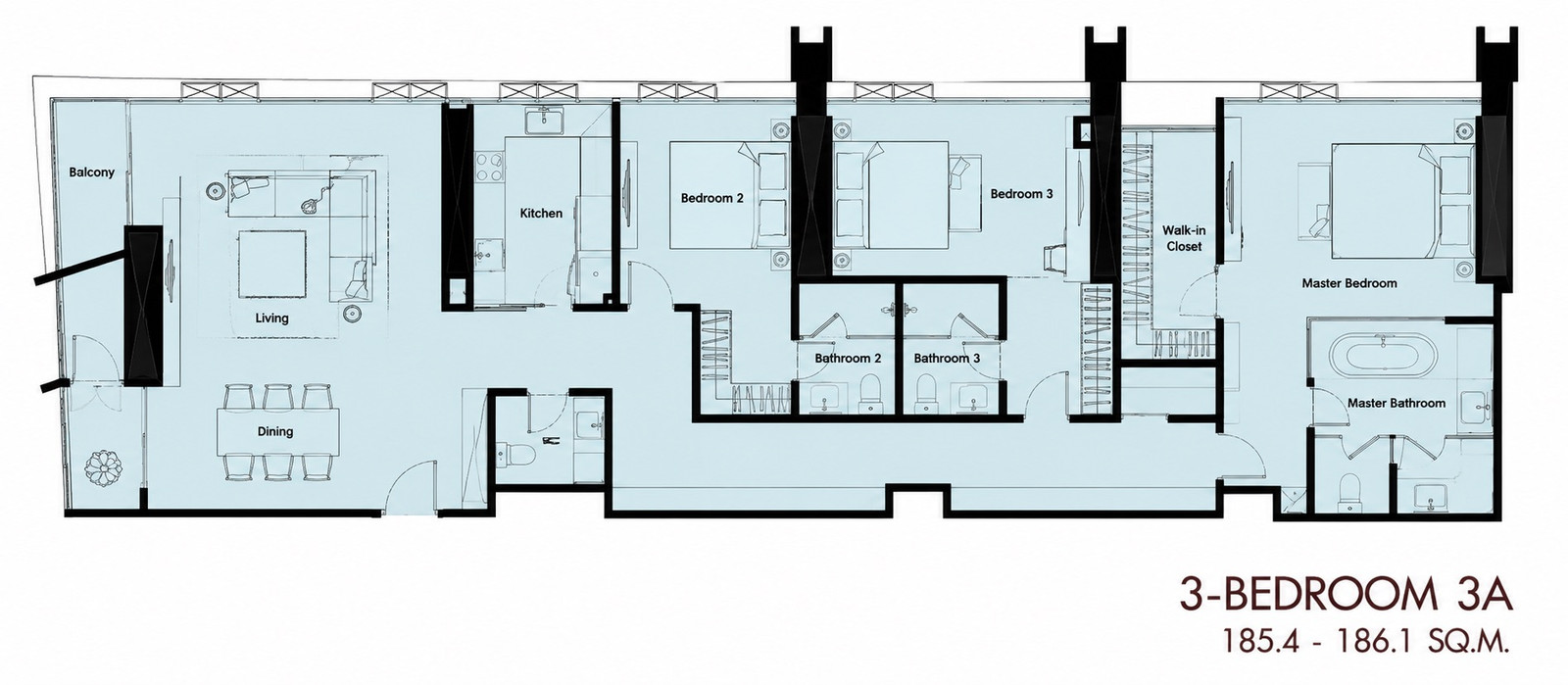 3Bed 3baht middle Floor South direction 0946503223 3Bed 3baht middle Floor South direction 0946503223