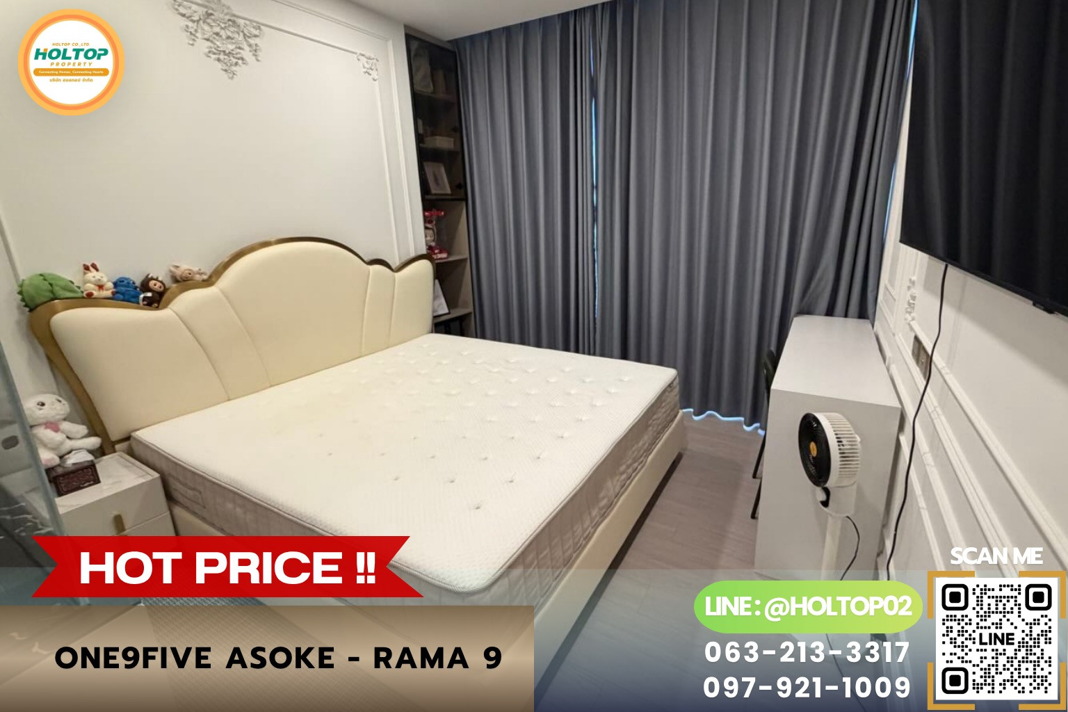 #R10959 Condo for rent One9Five Asoke - Rama 9
