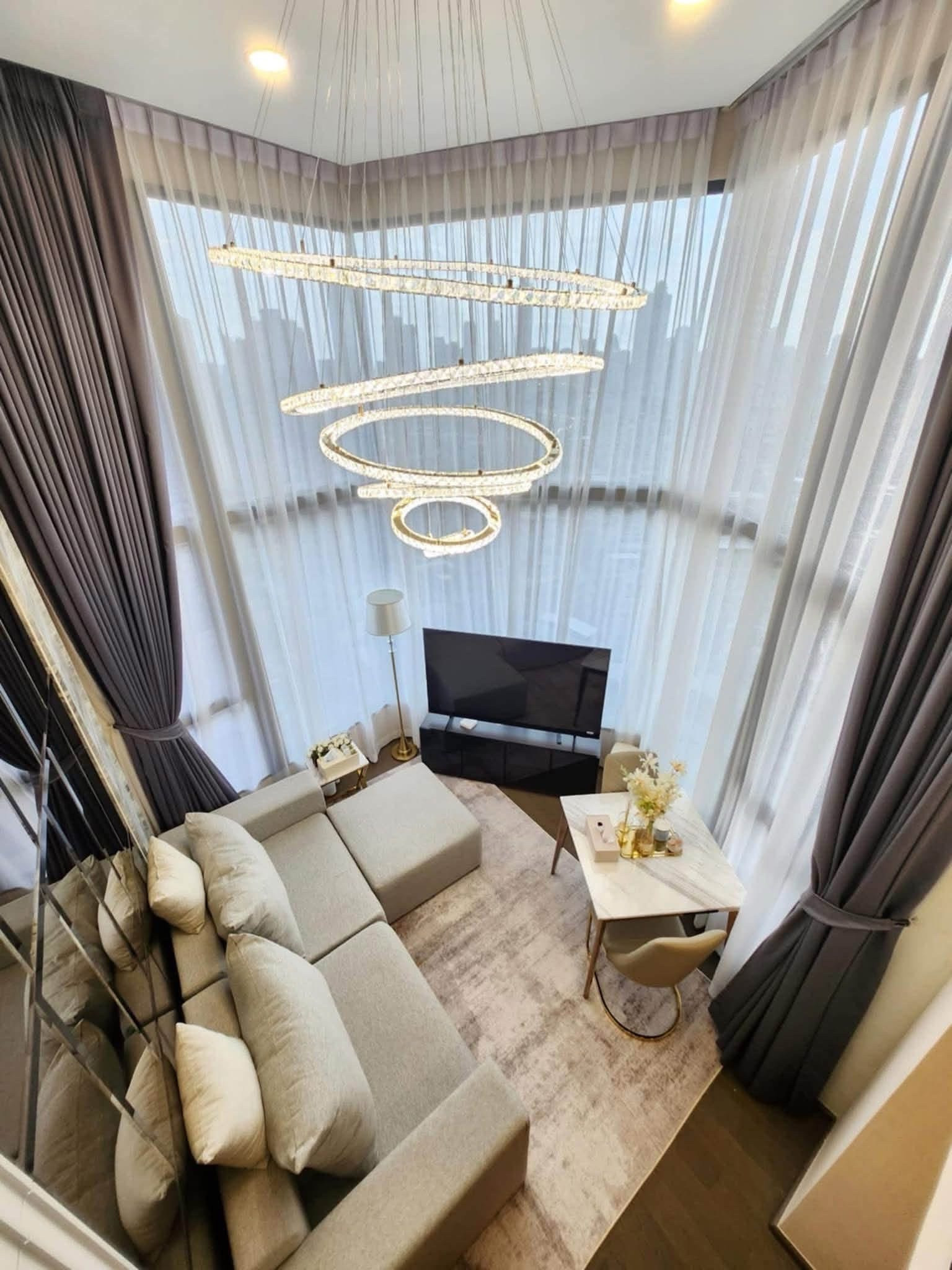 Park Origin Chula-Samyan ✨ | Luxury Condo, Spacious Duplex, 2 Bedrooms near Chulalongkorn University with Stunning City and Chao Phraya River Views | 🔥 Price: 50,000 THB / month 💸🔥