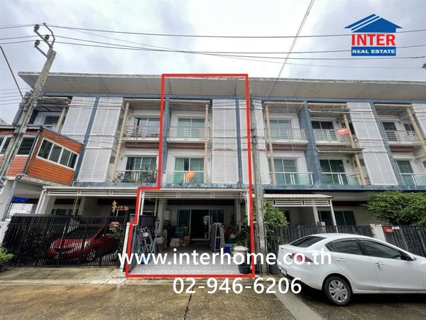 Townhome, 3 floors, 21.9 sq m, Chuan Chuen Modus Village, Vibhavadi, near Vibhavadi Hospital. Vibhavadi-Rangsit Road, Phahon Yothin Road, Don Mueang District, Bangkok