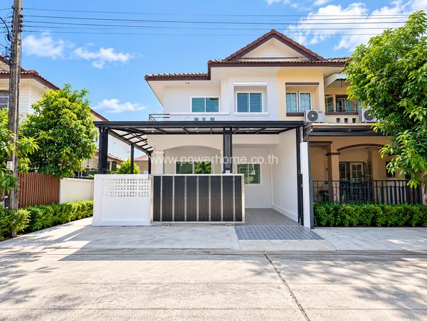 2-story townhouse, Arunwan Village 1, newly renovated, ready to move in, excellent location (corner house)