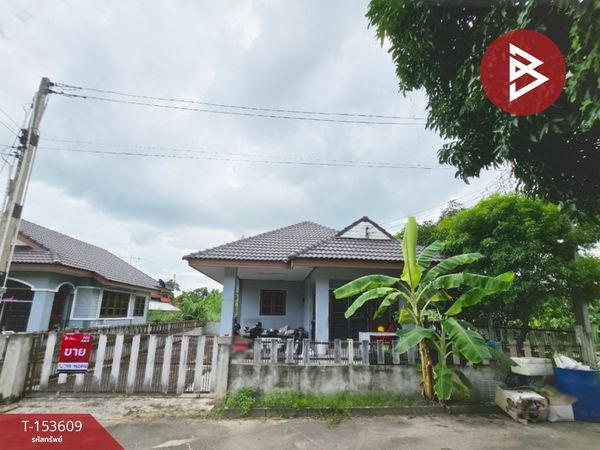 Single-storey detached house for sale, area 54.3 square meters, Phanat Nikhom, Chonburi, near Road 331.
