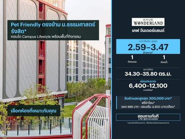 Condo for sale, Cave Wonderland, 34.30–35.80 sq m.