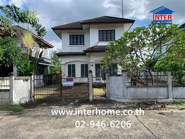 2-story detached house, 77.7 sq m, K.C. Garden Home Village, Nimitmai 40, near Sarasas Nimitmai School. Soi Nimitmai 40 Nimit Mai Road Suwinthawong Road, Khlong Sam Wa District, Bangkok