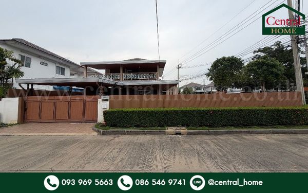2-story detached house, Trendy Thara Bang Yai project, 110 sq m, corner plot, largest in the project. Strong addition, ready to live in. Very beautiful house.