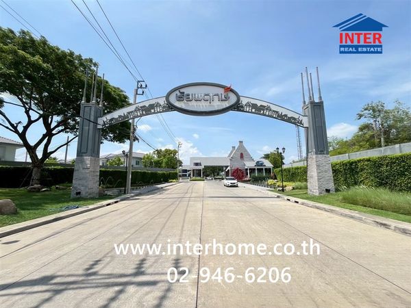 2-story detached house, 60.9 sq m, Chaiyaphruek Village, Srinakarin, Soi Sap Bunchai 28 (Soi Phraeksa 5), ​​Sap Phatthana Road. Sapbunchai Road Mueang Samut Prakan, Samut Prakan