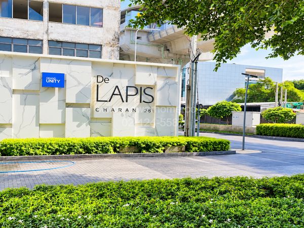 Condominium Condo De La Pis Charan 81 (De Lapis) next to Charansanitwong Road. Near the BTS station: Bang Phlat Station