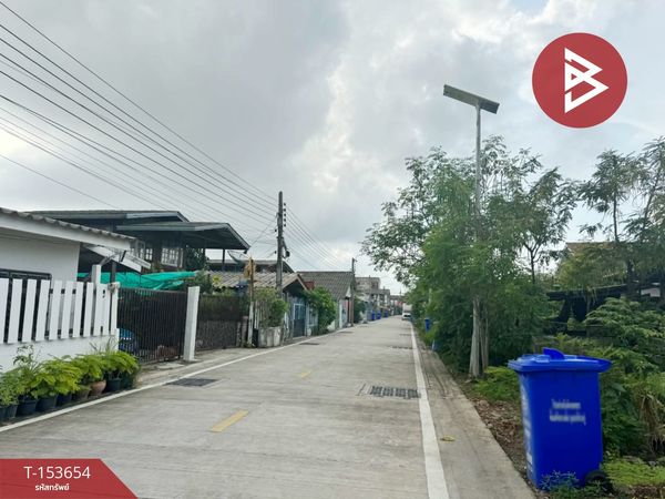 Land for sale, area 2 ngan 13 square wah, Phra Samut Chedi, Samut Prakan, purple area.
