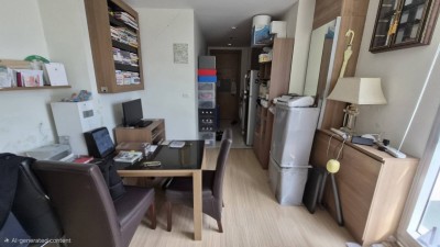 🔥Urgent Sale🔥 Rhythm Ratchada-Huai Khwang, near MRT Huai Khwang station. Fully furnished and ready to move in.