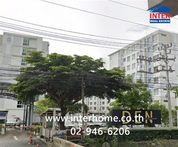 Condominium 26.32 sq m. Condoden Vibhavadi, Vibhavadi-Rangsit Road, Phahon Yothin Road, Don Mueang District, Bangkok.