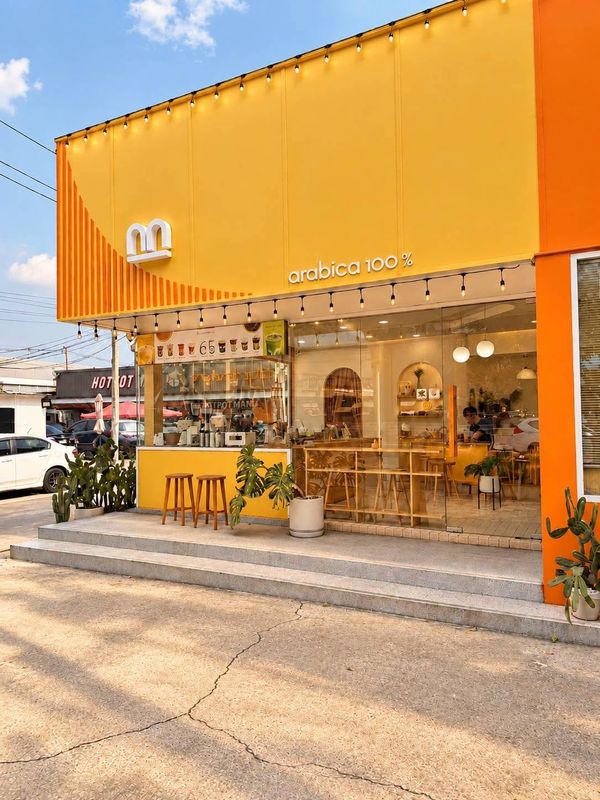 Coffee shop for rent, very beautiful, Rama 2, next to the main road, next to BigC Rama 2, opposite Central.