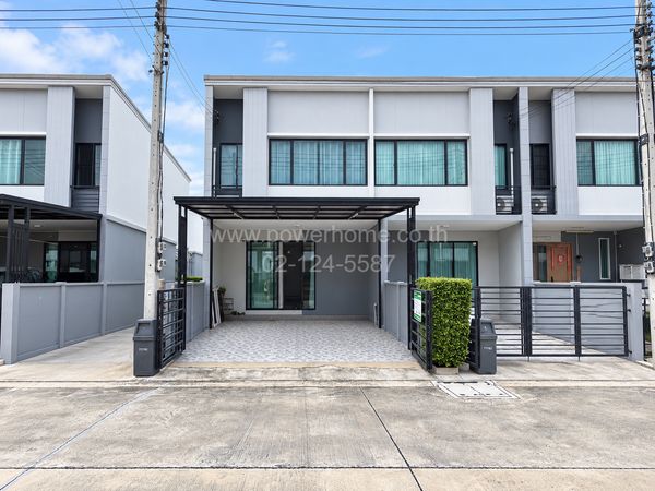 2-story townhouse, Pleno, Pleno Tiwanon, good location, near The Nine Center Tiwanon.