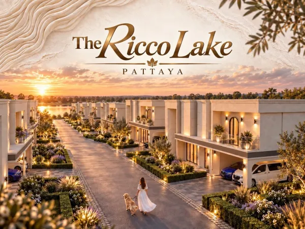 ขายพรีเซลล์พูลวิลล่าหรูริมอ่างมาบประชัน The Ricco Lake Pattaya